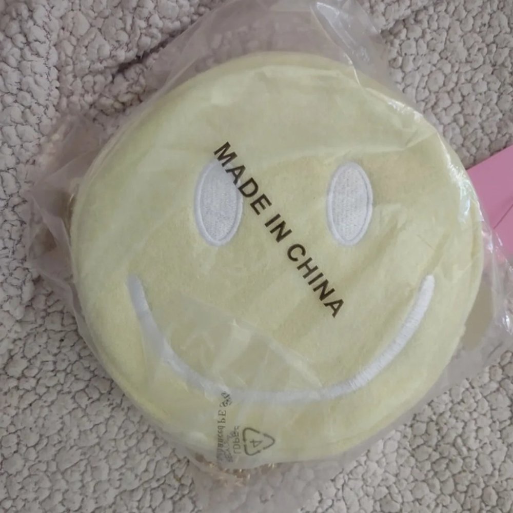 Stoney Clover Lane x Target Smiley Face Crossbody Bag Purse NWT Yellow